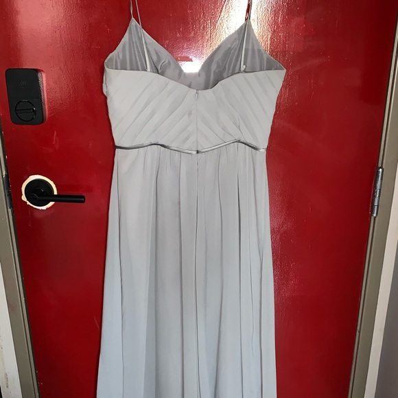 Slate Blue Bridesmaids Dress - Picture 4 of 6